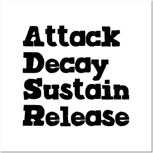 Attack Decay Sustain Release Posters and Art